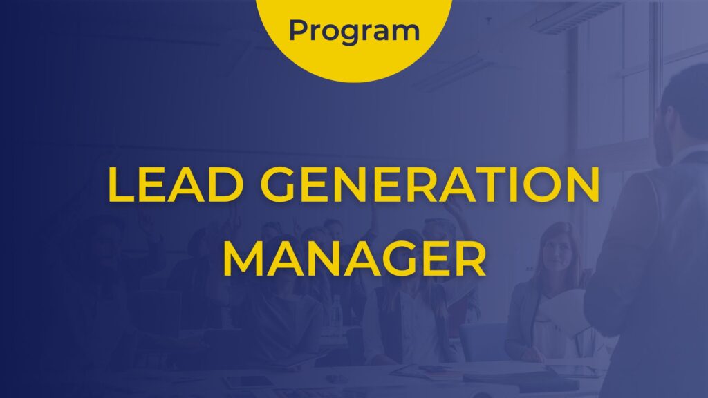 Lead generation manager